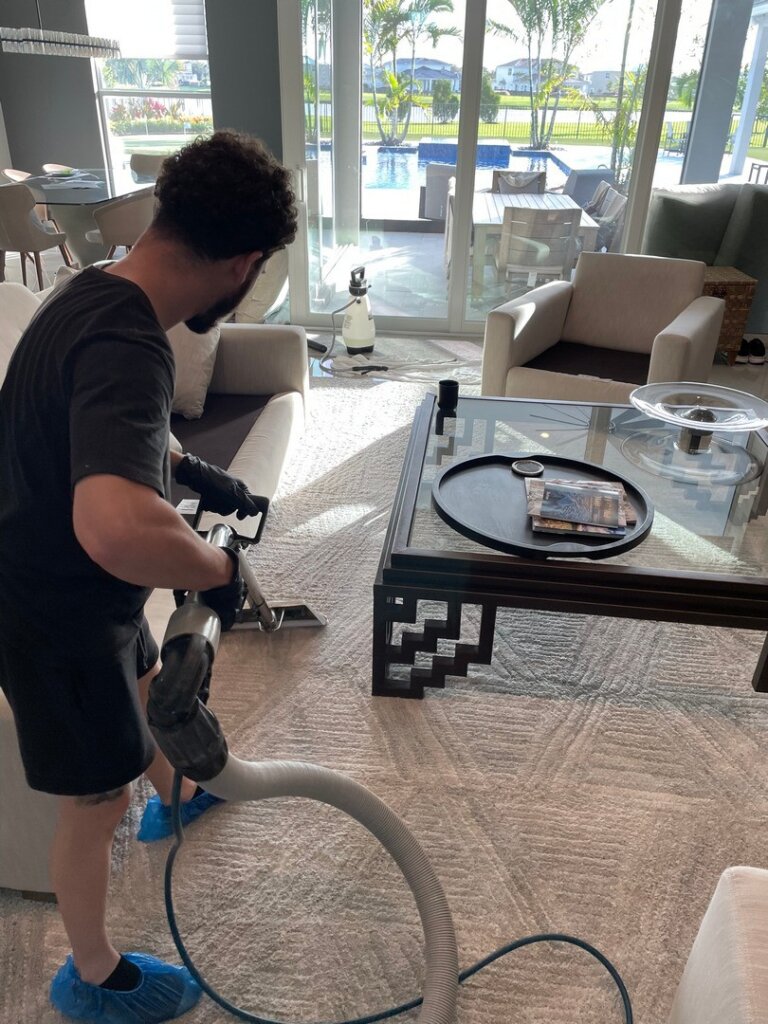 Carpet cleaning service - serving West Palm Beach and surrounding areas. Give us a call today!